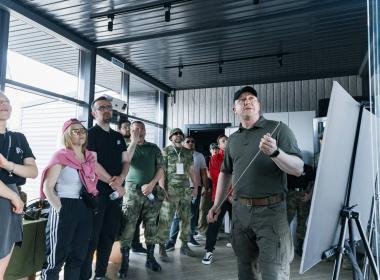 Представители отделений «Юнармии» из 12 регионов России посетили филиал Центра «ВОИН» в Тюменской области