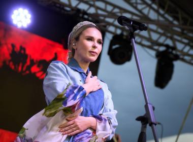 Пелагея выступила для волгоградских курсантов Центра «ВОИН»