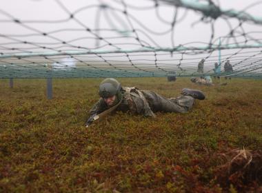 К 80-летию Курильской десантной операции Центр «ВОИН» организовал полосу препятствий «Штурм Шумшу» на Сахалине