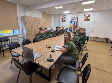 К Дню воссоединения Донбасса и Новороссии с Россией Центр «ВОИН» провел пять телемостов с курсантами