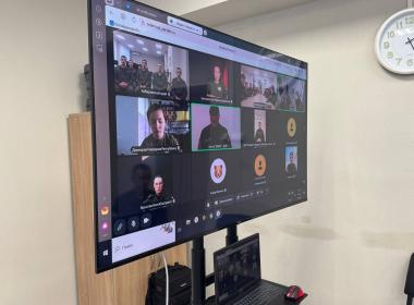 К Дню воссоединения Донбасса и Новороссии с Россией Центр «ВОИН» провел пять телемостов с курсантами