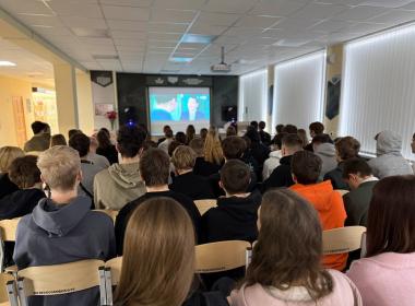 В филиале Центра «ВОИН» в Свердловской области прошел специальный показ первого широкоэкранного фильма о СВО «Алдан»