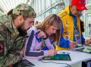 Более 4 тысяч человек посетили площадку Центра «ВОИН» на Всемирном фестивале молодёжи