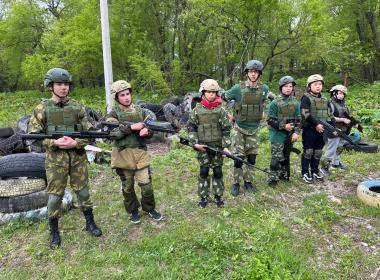 Сахалинские курсанты Центра «ВОИН» сыграли в «Зарницу 2.0»