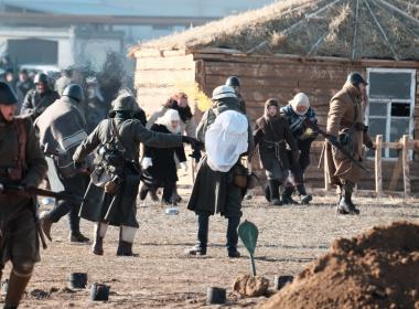 Центр «ВОИН» принял участие в масштабной реконструкции Сталинградской битвы