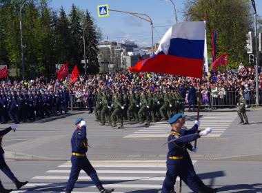 Более 850 инструкторов и курсантов Центра «ВОИН» приняли участие в парадах Победы